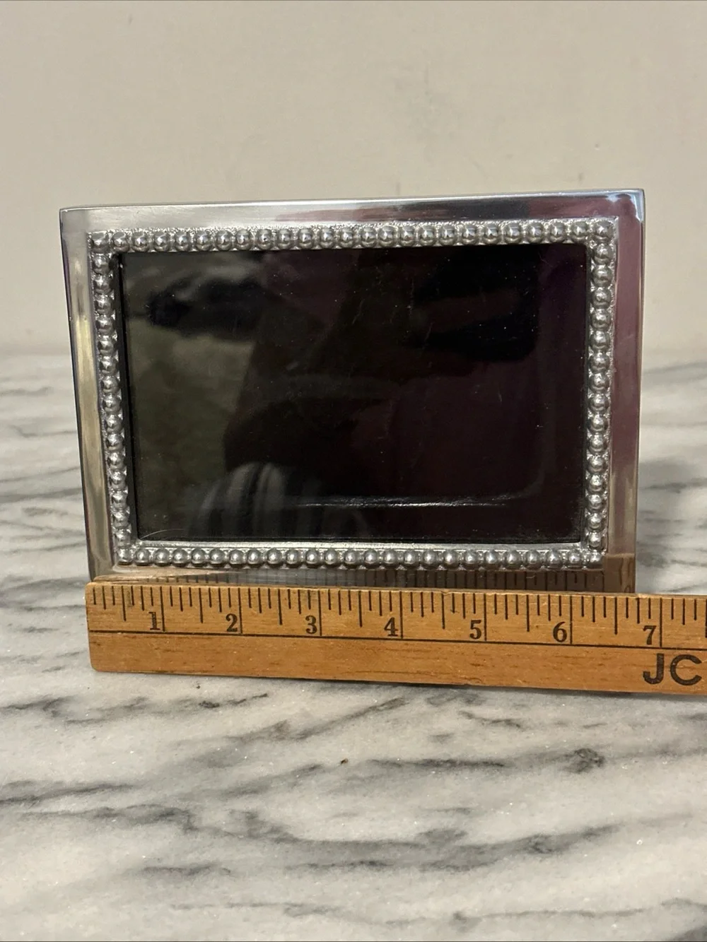 Mariposa “To Have and To Hold “ Silver Beaded Photo Frame 4x6”